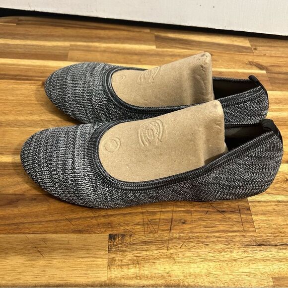 People Movers Women's Velocity Knit Grey Ballet Flats SIZE 7.5 - Picture 10 of 13